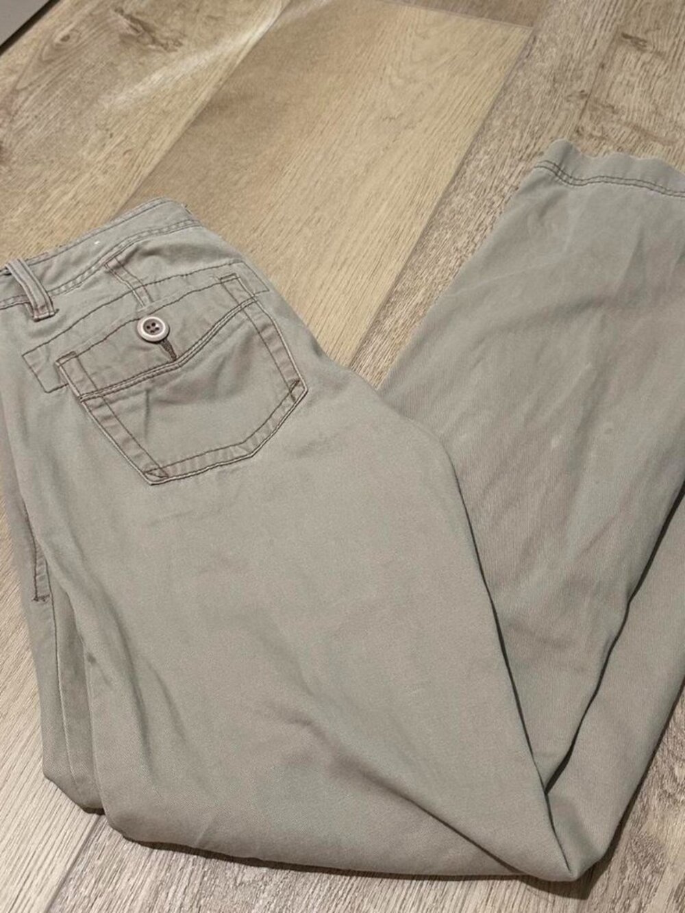 Aeropostale Super Low Rise Bootcut Tan Bottoms